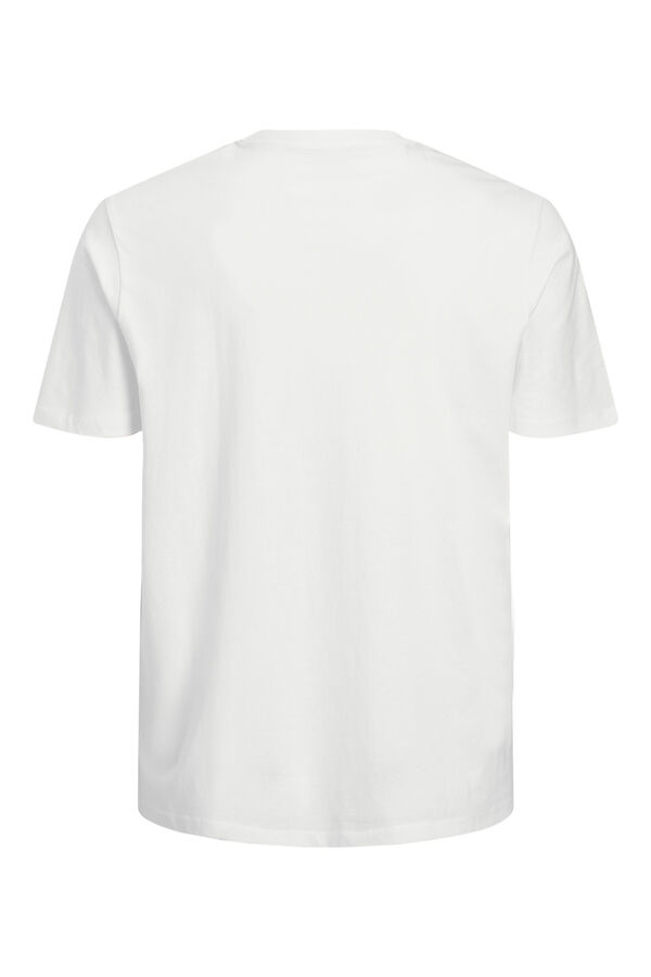 Jack & Jones PLUS Short sleeve logo T-shirt white
