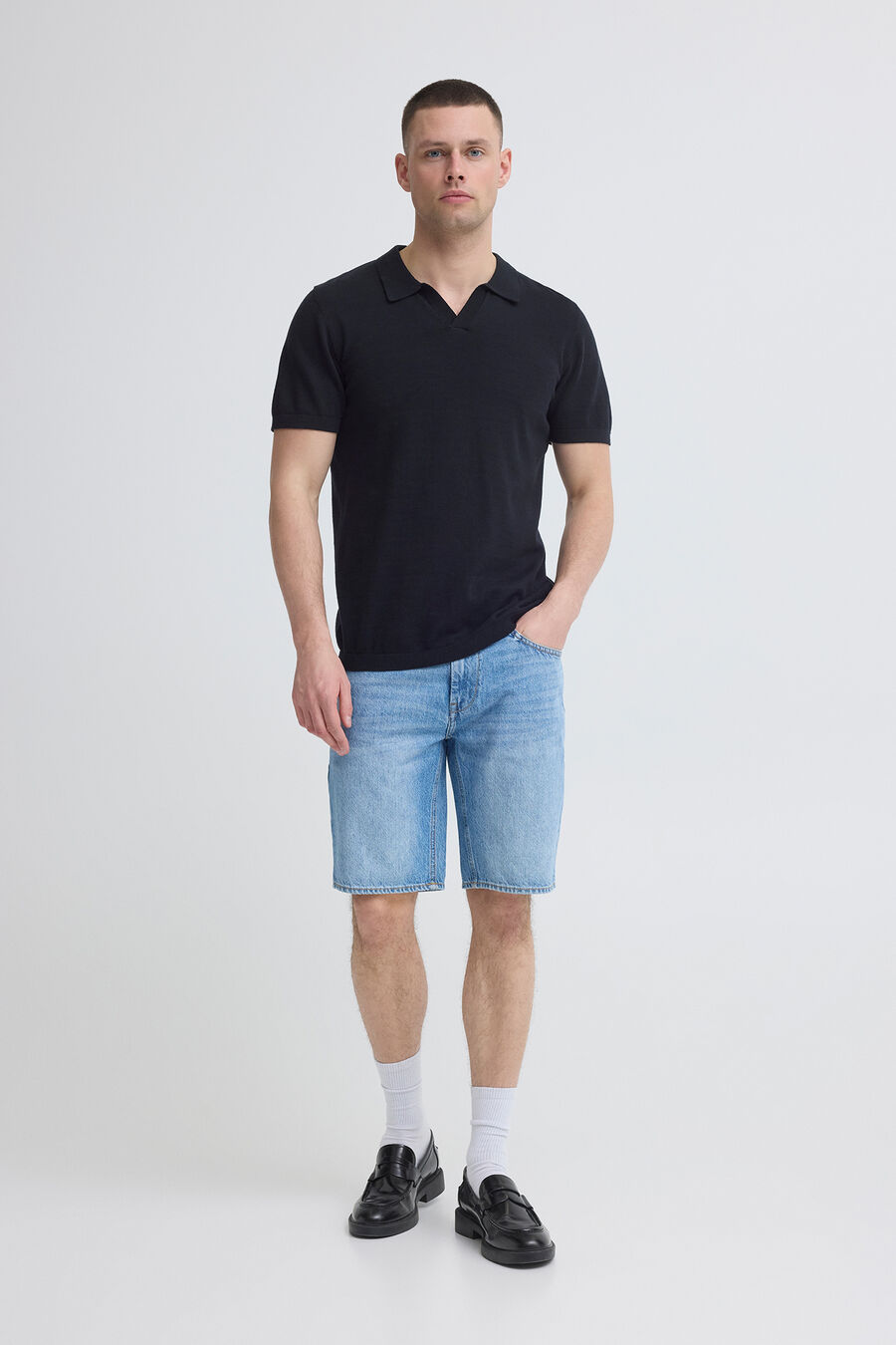 Bermuda vaquera casual