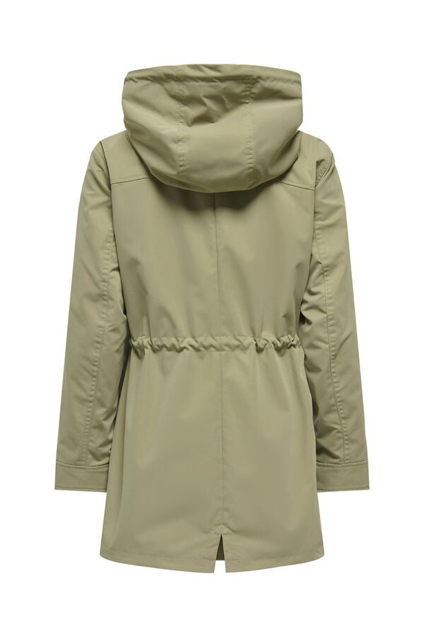 Only Parka with hood printed