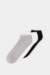 Springfield 3er-Pack knöchelhohe Socken  silber