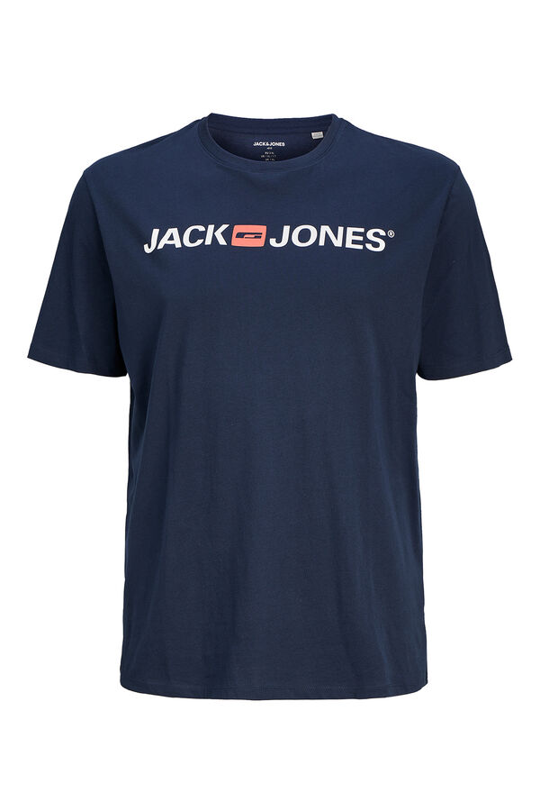 Jack & Jones PLUS Basic logo T-shirt  blue