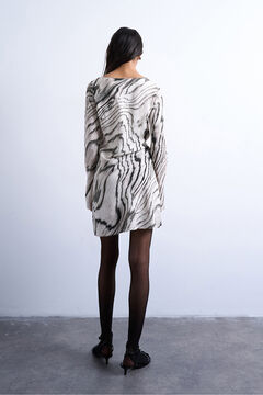 Topshop Vestido mini asim&eacute;trico