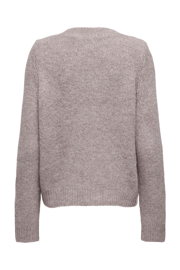 Only Buttons cardigan nude