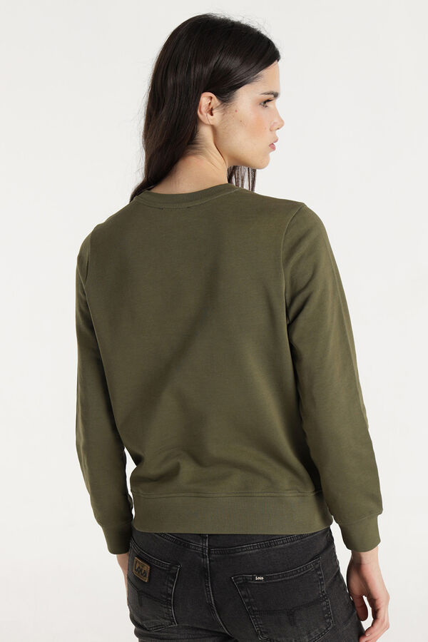 Lois  Sudadera Cuello Caja verde