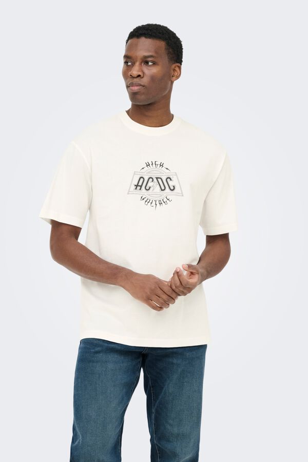 Only & Sons Pack 2 camisetas ACDC negro