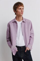 Springfield Oxford wrinkle-free shirt red