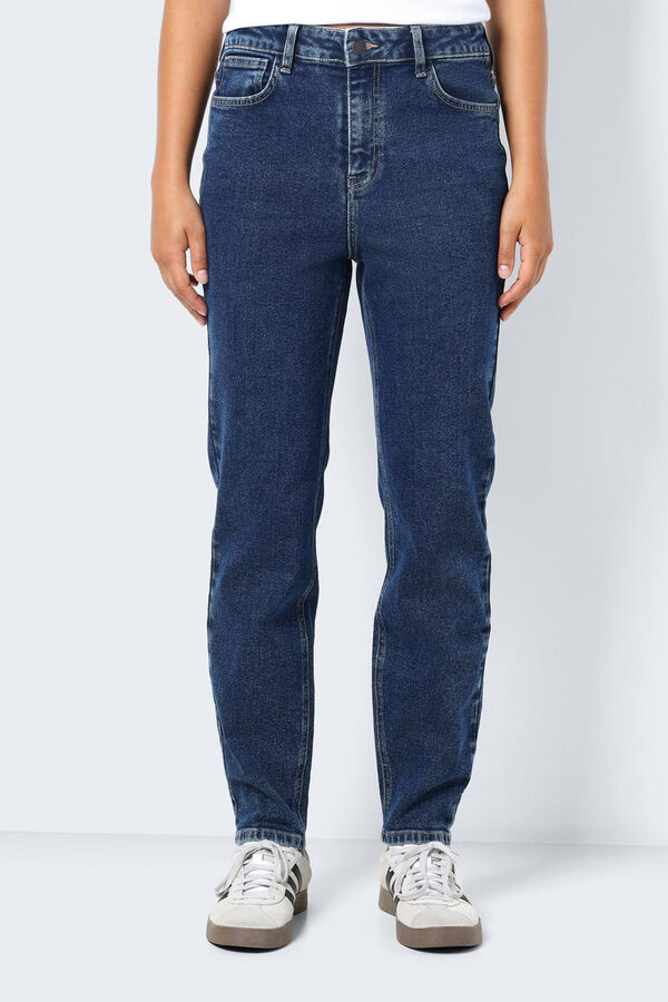 Noisy May Pantal&oacute;n vaquero de largo tobillero azul