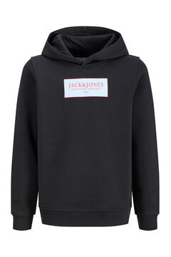 Jack & Jones Junior Sudadera b&aacute;sica logo fekete