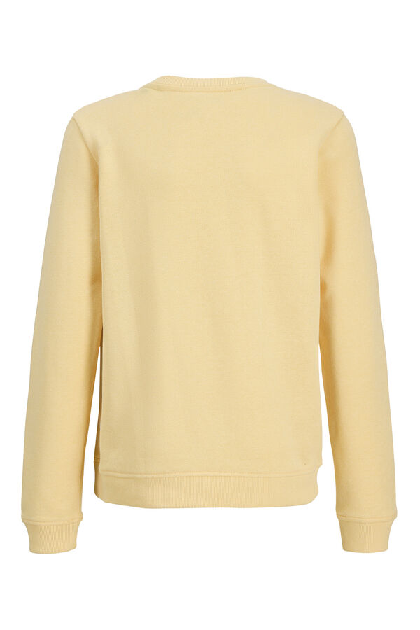 Jack & Jones Junior Sudadera logo amarillo