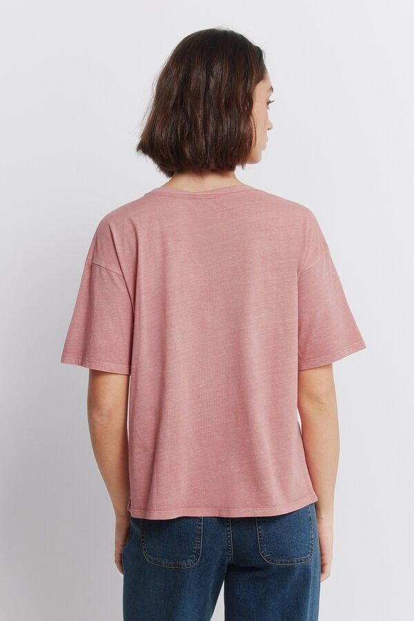 Springfield Cotton T-shirt COUNTRY CLUB pink