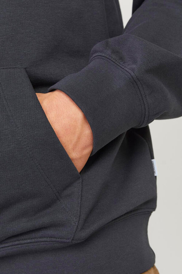 Jack & Jones Sudadera relaxed fit capucha azul