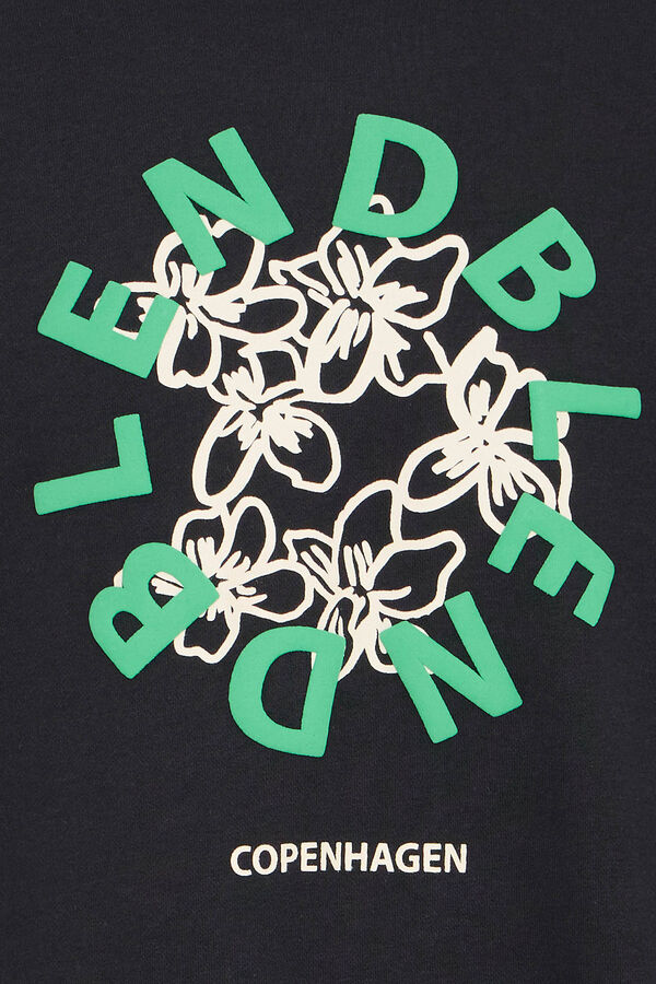 Blend Sudadera cuello redondo logo negro