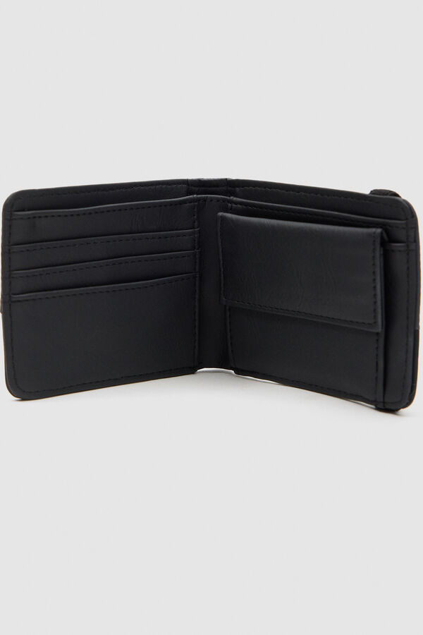 Springfield Herrenbrieftasche mit elastischem Verschluss schwarz