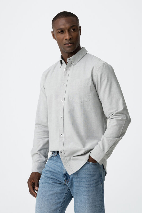 Tiffosi Regular Fit Shirt grey