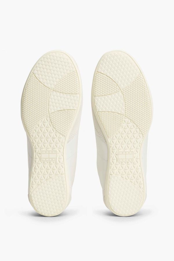 Tommy Jeans Flag trainers white