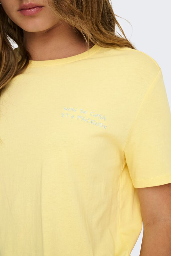 Only Kurzarm-T-Shirt mit Print