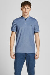 Jack & Jones Polo Mao Slim Fit azul
