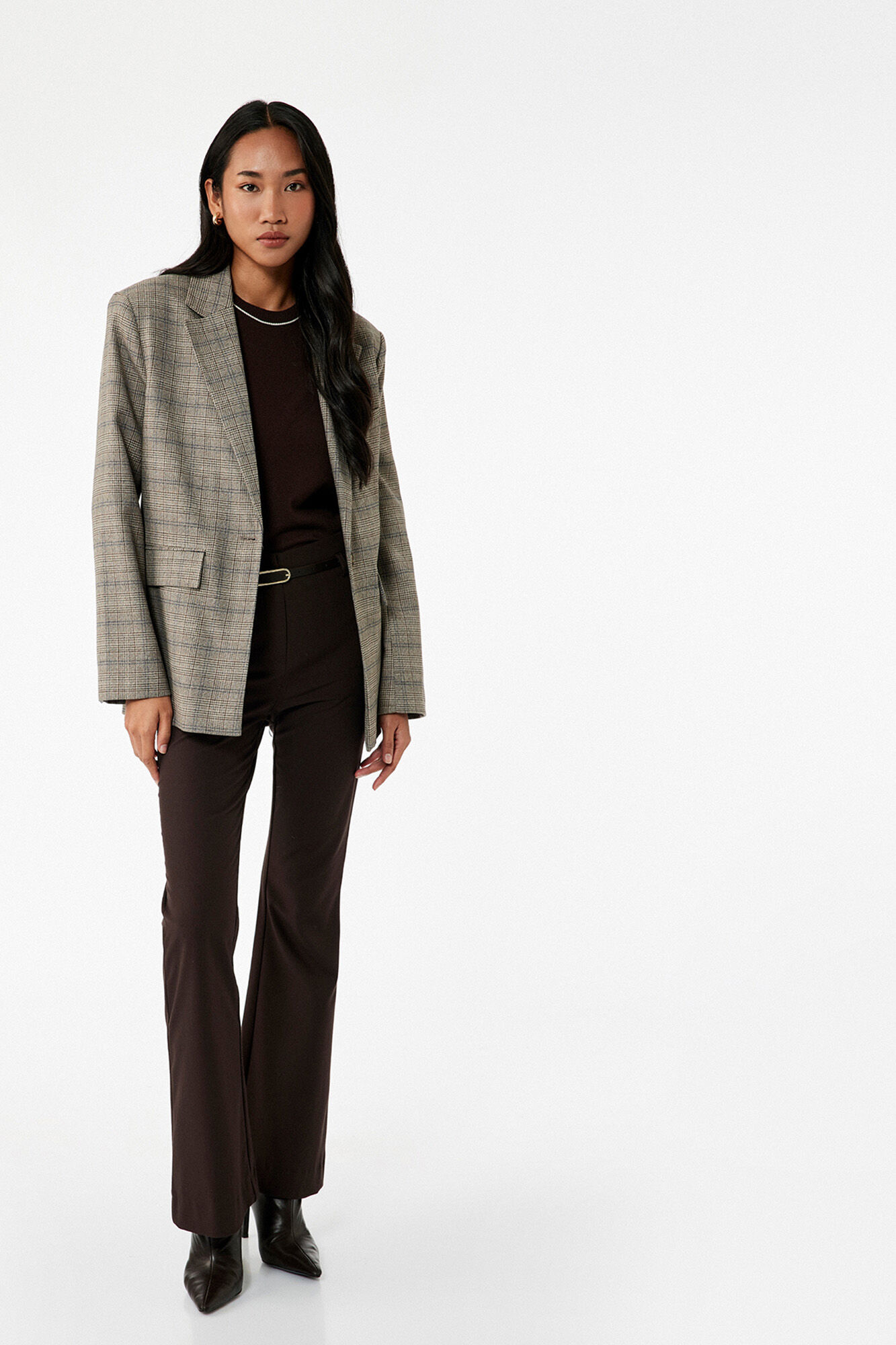 Koton Pantal&oacute;n de tela con cintur&oacute;n