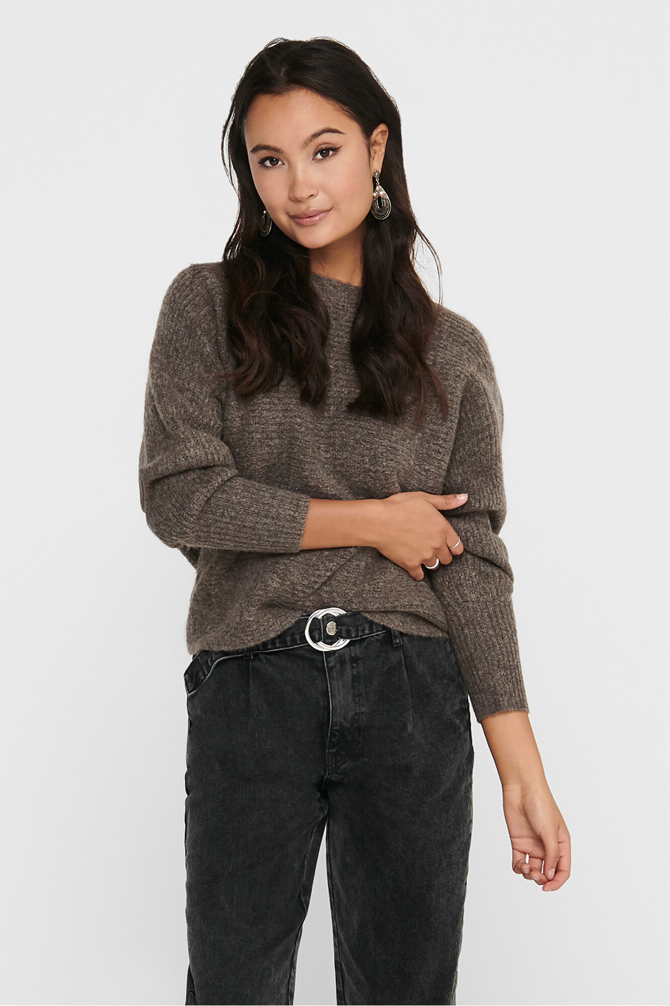 Only Jersey de cuello barco