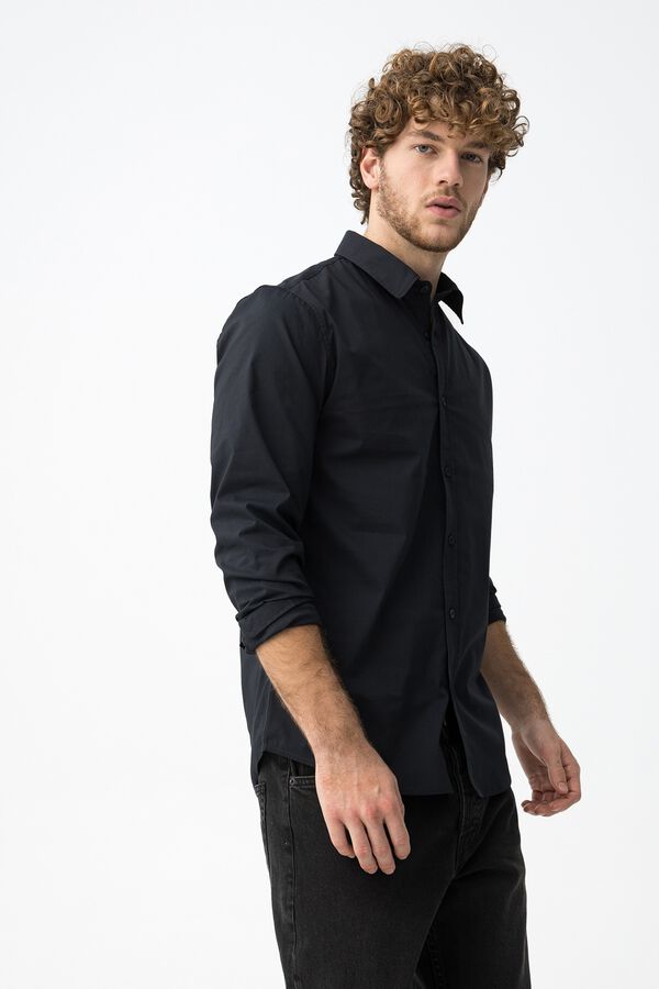 Tiffosi Slim fit shirt blue