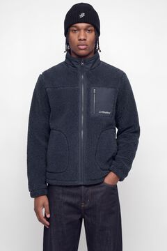 Jack & Jones Fleecejacke aus Polyester Grau