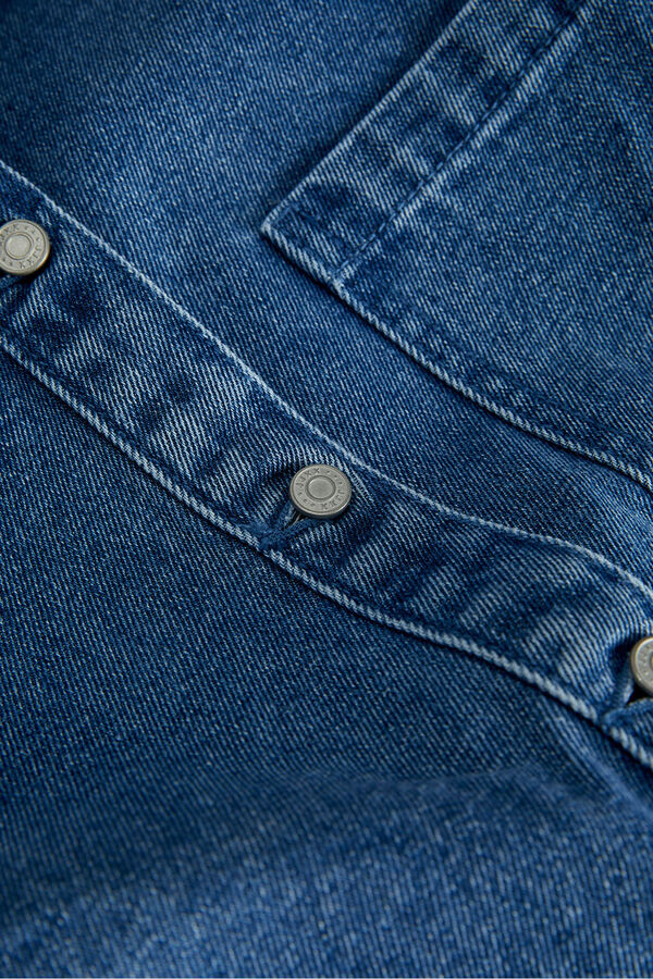 Jack & Jones Vestido denim corto azul