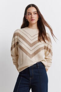 Springfield Chevron lurex jumper