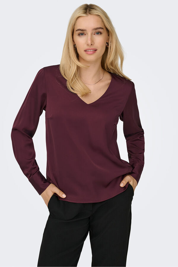 Only Lang&auml;rmelig Bluse​ mit Print