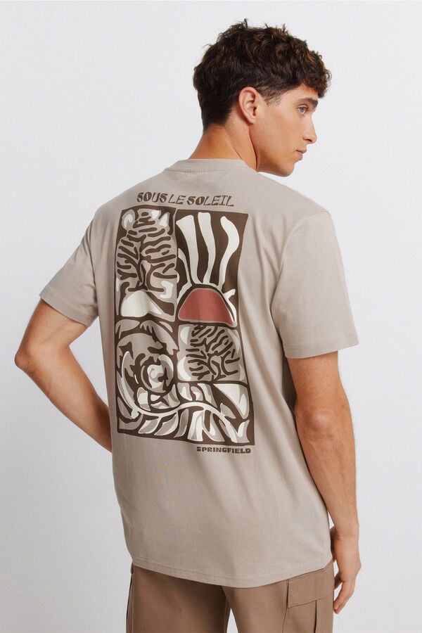 Springfield Springfield logo collage T-shirt nude