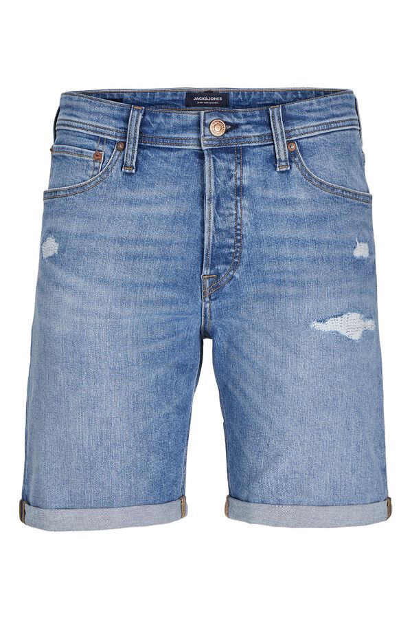 Jack & Jones Denim regular Bermuda shorts blue