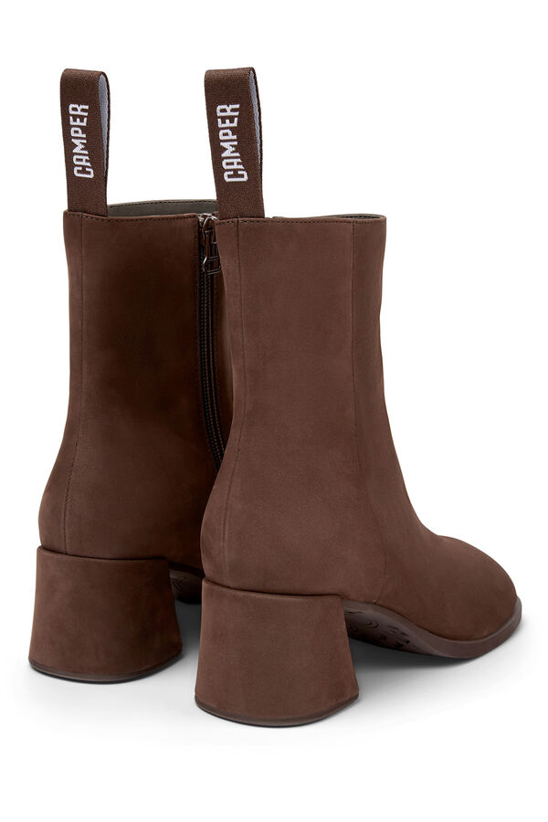 Camper Botas de couro de cano meia preto