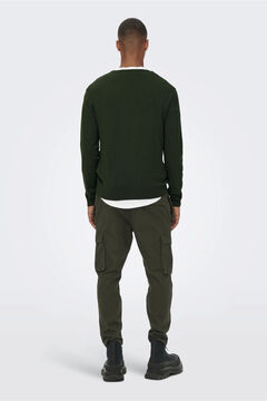 Only & Sons Su&eacute;ter masculino com gola redonda