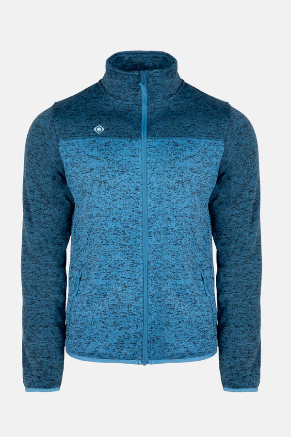 Springfield IZAS jersey-knit fleece jacket plava