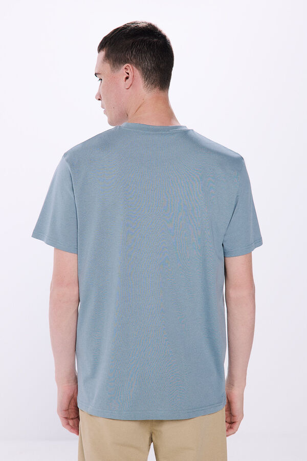 Springfield Basic round neck t-shirt blue