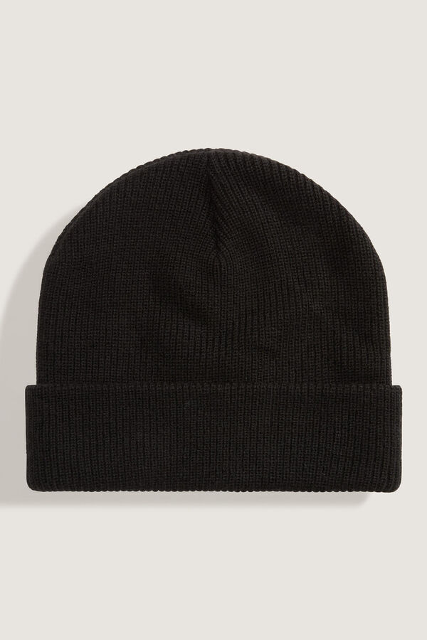 Vans Gorro cl&aacute;sico con dobladillo negro