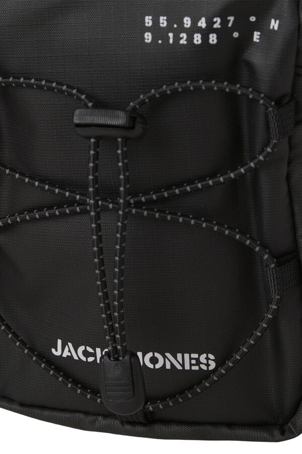 Jack & Jones Adjustable ripstop crossbody black