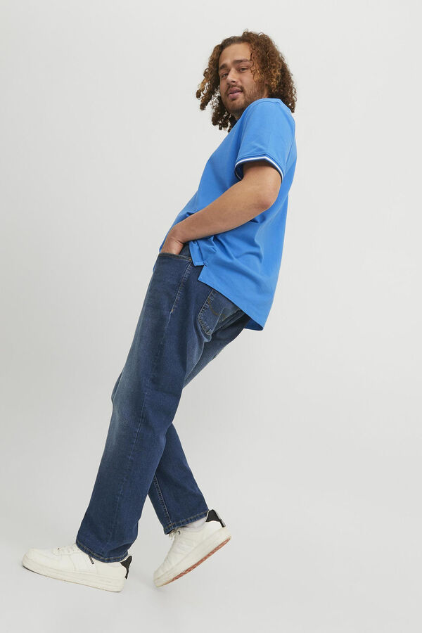 Jack & Jones PLUS Cal&ccedil;a jeans plus size azul