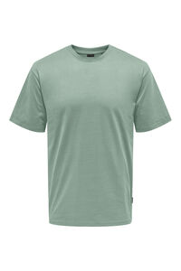 Only & Sons Camiseta de hombre relaxed fit. 100% algod&oacute;n org&aacute;nico.