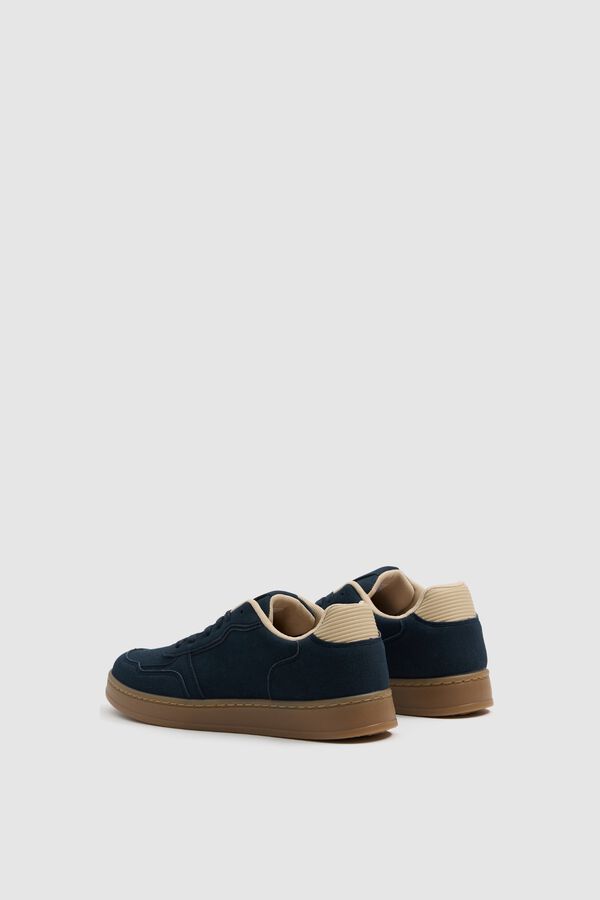 Inside Low rubber trainers blue