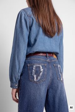 Springfield Kids Dečije culotte farmerke