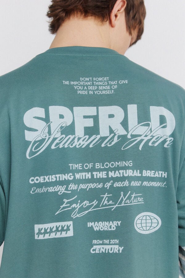 Springfield Branded T-shirt blue