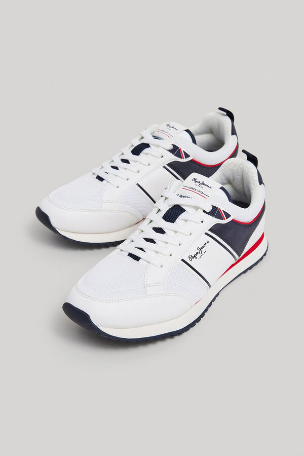 Springfield Lace-up running trainers white