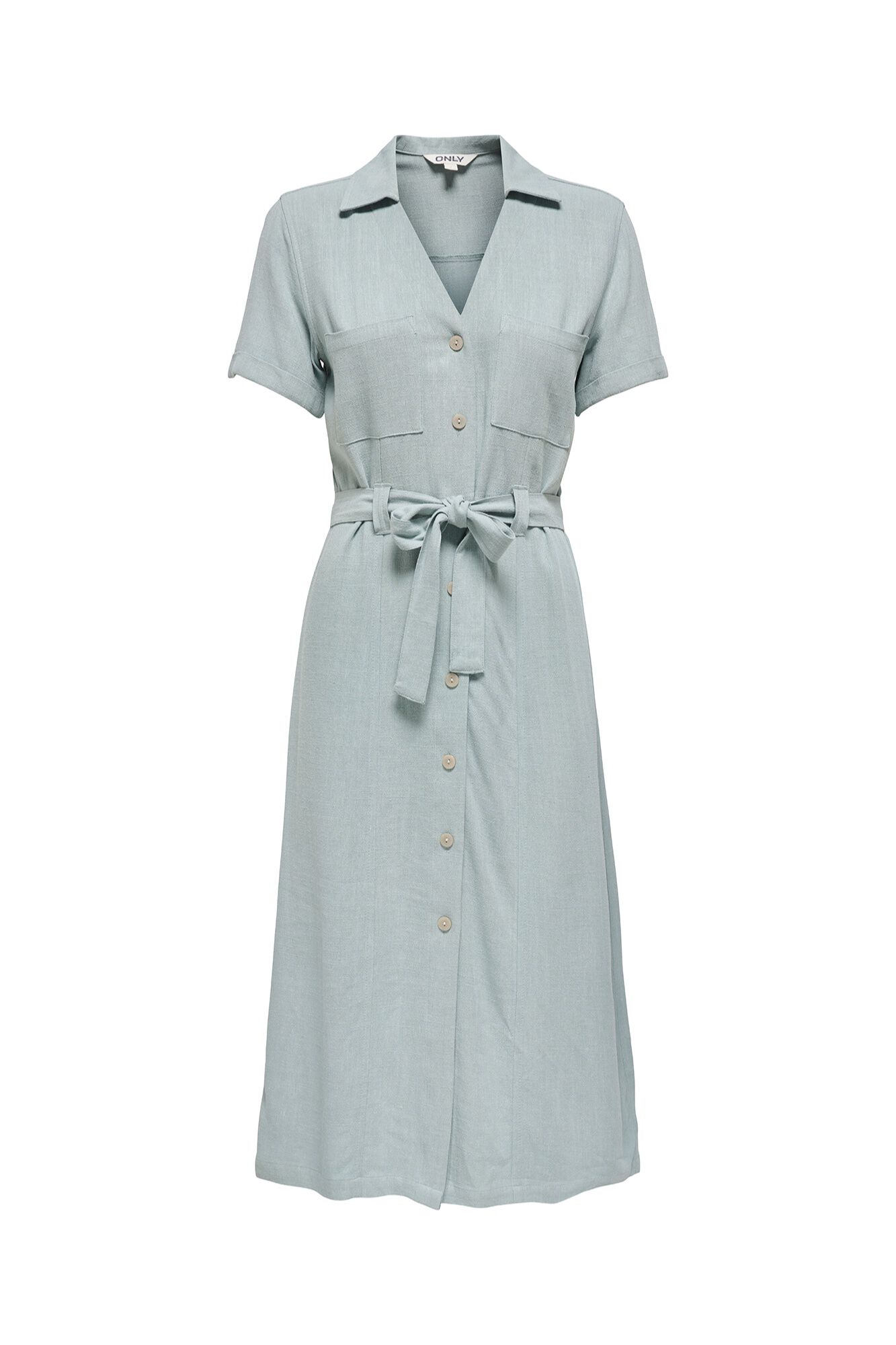 Only Vestido midi camiseiro
