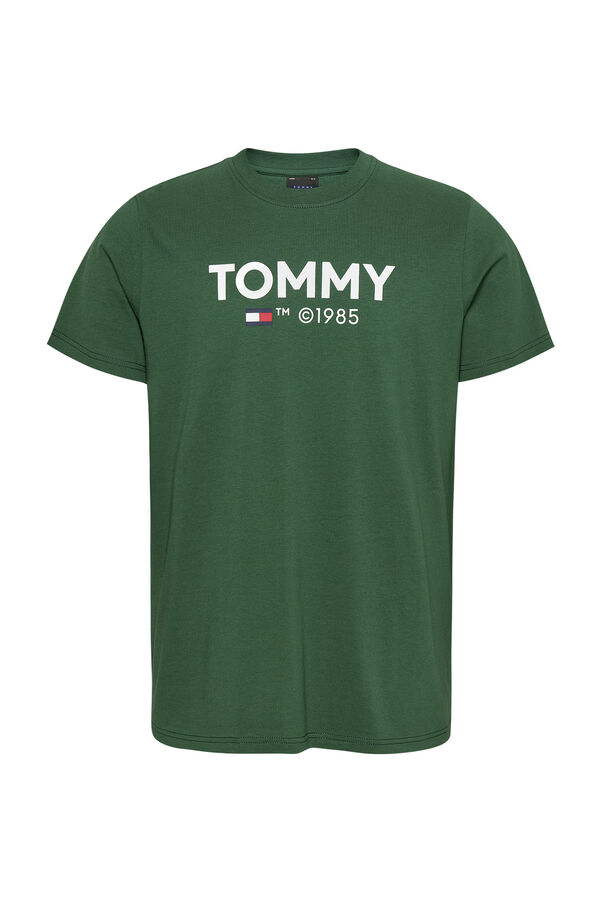 Springfield T-shirt de homem Tommy Jeans verde