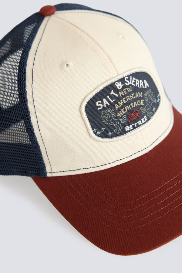 Springfield Trucker cap with front patch blue