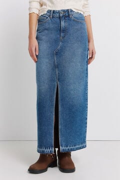 Springfield Denim midi skirt