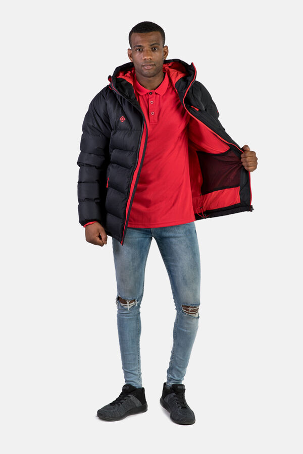 Izas Water-repellent fiberfill jacket black