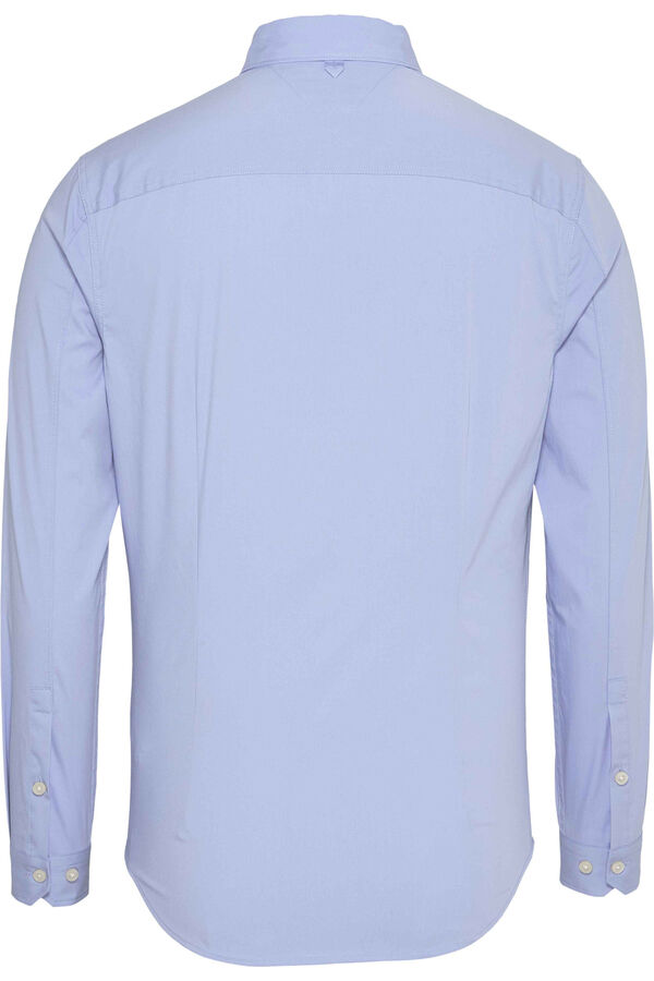 Tommy Jeans Slim stretch shirt blue