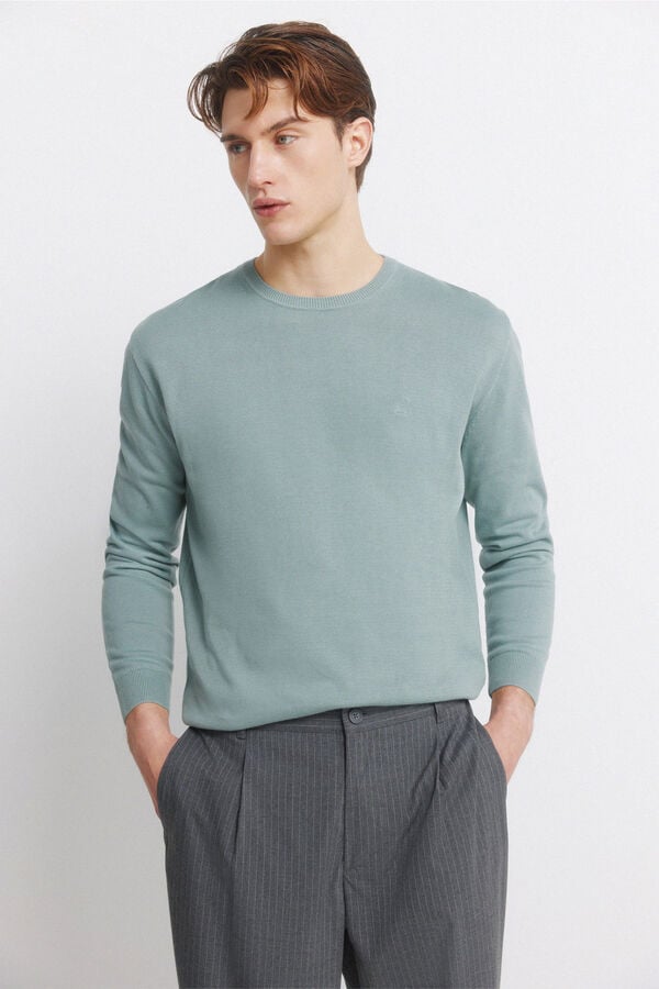 Springfield Basic logo jumper Springfield blue
