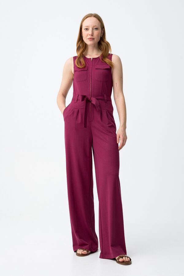 Tiffosi sleeves jumpsuit printed